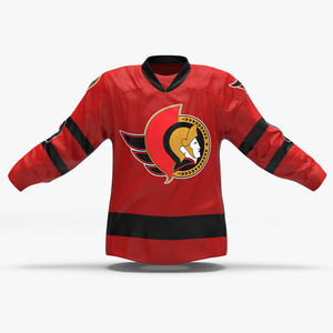 Hockey Jersey Ottawa Senators 3D model