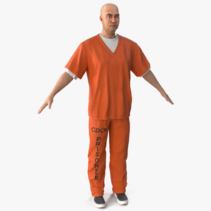 3D Male Prisoner model