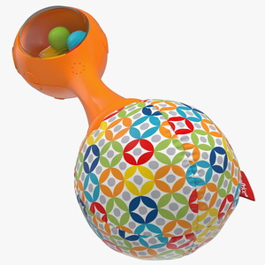 3D Fisher Price Orange Baby Rattle