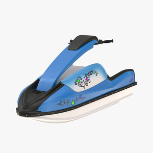 Sport Water Scooter Rigged Generic 3D model