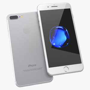 3D model IPhone 7 Plus Silver