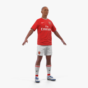 3D Soccer or Football Player Arsenal model