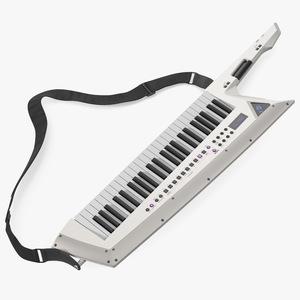 Keytar White 3D