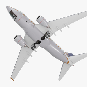 3D model Boeing 737 600 United Airlines