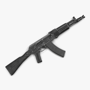 3D model Assault Rifle AK 104