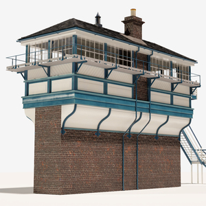 3D Train Signal Box