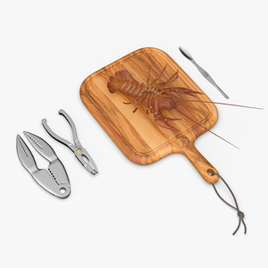 Crawfish Dinner with Seafood Tools 3D model