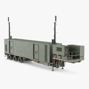 3D Typhon Battery Operation Center with Antennas Up model