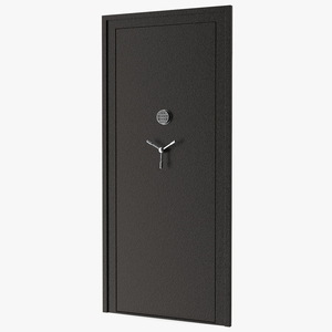 3D Vault Room Door with Digital Code Lock model