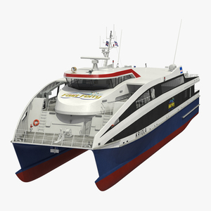 3D Ferry Fast RoPax 4512 Kriola model