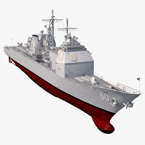 3D US Navy Warship CG-60