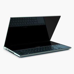 Asus Zenbook Pro Duo Laptop Rigged 3D model