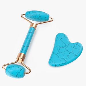 3D model Gua Sha Face Lifting Massager Tools Turquoise