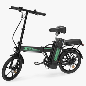 Electric Bike Colorway Black Rigged for Maya 3D model