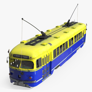 3D model Retro Tram