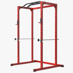 Power Rack Red 3D model