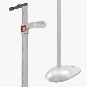 3D model Portable Mechanical Height Measuring Rod