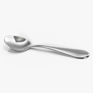 3D model Silver Dessert Spoon