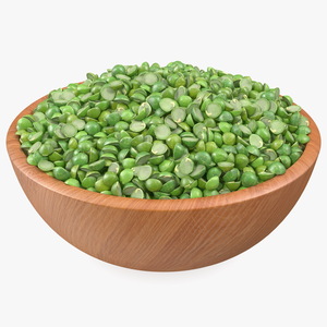 Full Bowl of Split Pea 3D