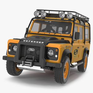 Land Rover Defender Works V8 Trophy Clean Simple Interior 3D