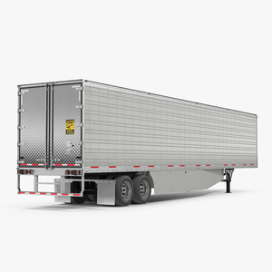 3D Large Semi Trailer Refrigerator