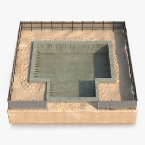 3D Construction Pit 2 model