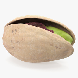 3D Opened Pistachio