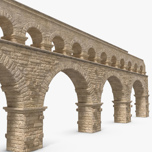 3D model Single Tier Aqueduct