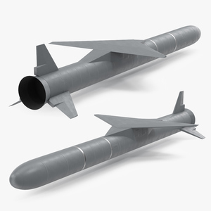 Air Launched Rocket 3D model