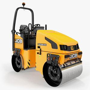 3D model Compact Tandem Vibratory Road Roller JCB