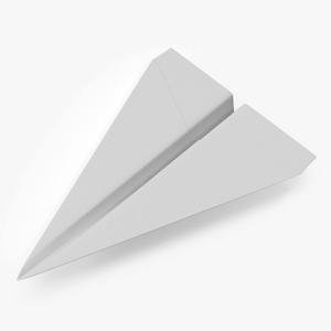 Realistic Paper Airplane 3D model