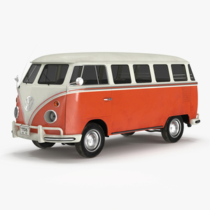 Volkswagen Type 2 T1 Bus 3D model