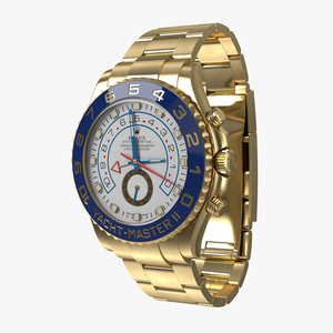 Rolex Yachtmaster II Yellow Gold 3D