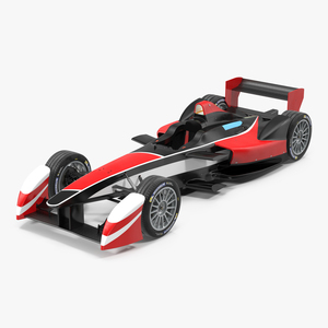 3D Formula E Race Car Generic 2 model