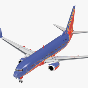 3D Boeing 737 800 Southwest Airlines model