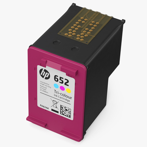 Ink Cartridge Hp 652 Tricolor 3D model