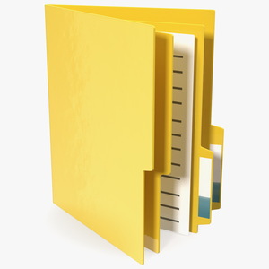 3D model Computer Folder Icon