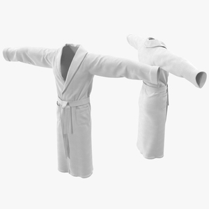 3D model Bathrobe T Pose