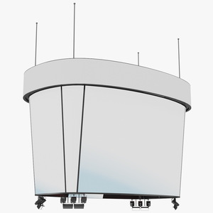 3D model Arena LED Scoreboard