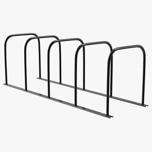 3D Metal Bicycle Rack model