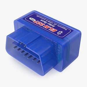 3D ELM327 Mini OBD2 Bluetooth Car Scanner model