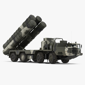 SA 10 Grumble or S 300 Russian Missile System Rigged 3D