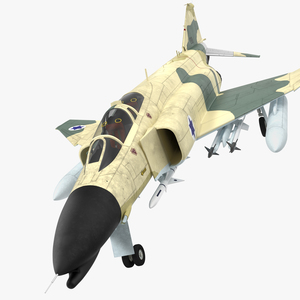 3D model F 4E Kurnass Israeli Air Force