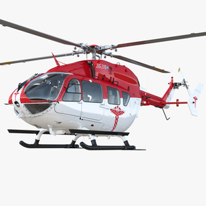 3D model Eurocopter EC145 Medical Helicopter