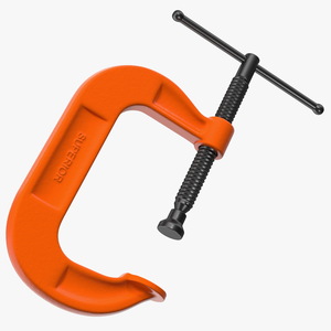 3D Forged Orange C-Clamp