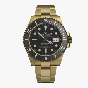 3D Rolex Submariner Date 2 Gold model