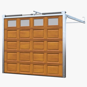 3D Automatic Garage Door Wooden model