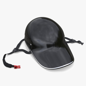 3D model Bike Helmet Black Plastic