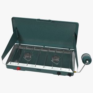 Portable Propane Stove 2 burner  3D