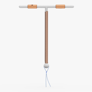 Copper Intrauterine Device T-IUD 3D